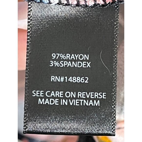 Torrid Dress 4X Pink Floral Mini Feminine Hi Lo Tropical Peasant Skater Hippie - Picture 12 of 16